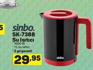 Sinbo SK7388 Su Isıtıcı