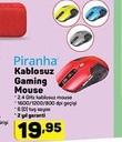 Piranha Kablosuz Mouse