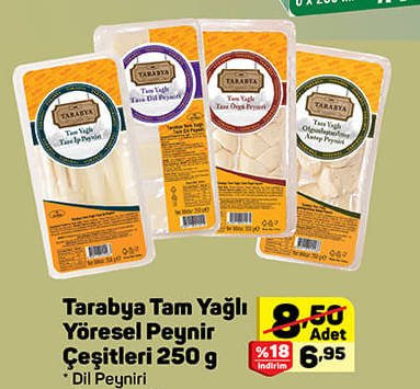 Tarabya Tam Yağlı Yöresel Peynir Çeşitleri 250 g