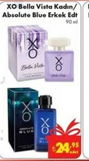 XO Bella Vista Kadın Absolute Blue Erkek Edt Parfüm