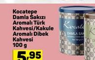 Kocatepe Damla Sakızı Aromalı Türk Kahvesi/Kakule Aromalı Dibek Kahvesi