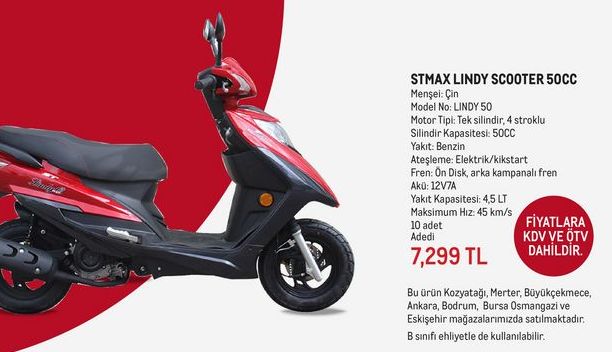 Stmax Lindy Scooter 50CC
