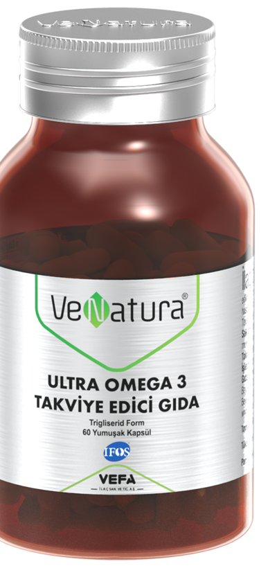 Venatura Ultra Omega 3 Takviye Edici Gıda 60 Kapsül