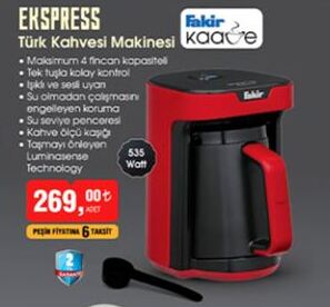 Fakir Türk Kahvesi Makinesi