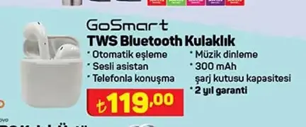 Gosmart Tws Bluetooth Kulaklık