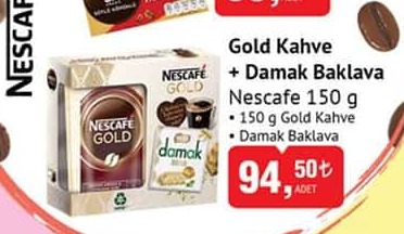 Nescafe Gold Kahveli Damak Baklava