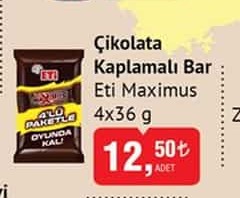 Eti Maximus Çikolata Kaplamalı Bar