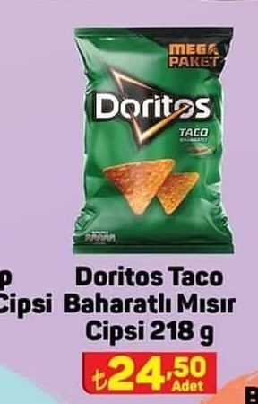 Doritos Taco Baharatlı Mısır Cipsi