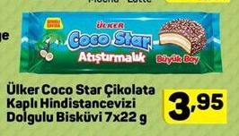 Ülker Coco Star Çikolata Kaplı Bisküvi