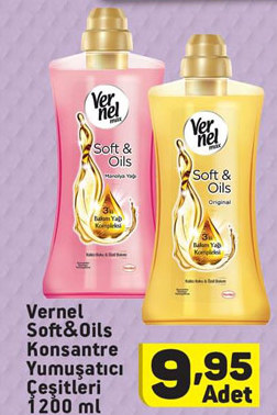 Vernel Soft Oils Konsantre Yumuşatıcı Çeşitleri