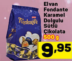 Elvan Karamel Dolgulu Sütlü Çikolata