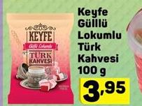 Keyfe Güllü Lokumlu Türk Kahvesi
