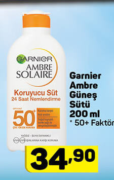 Garnier Ambre Solaire Güneş Sütü