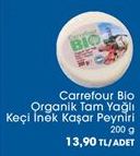 Carrefour Bio Organik Tam Yağlı Keçi İnek Kaşar Peynir