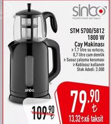 Sinbo Çay Makinesi