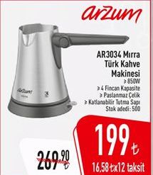 Arzum Türk Kahve Makinesi