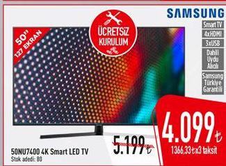 Samsung 4K Smart Led Tv