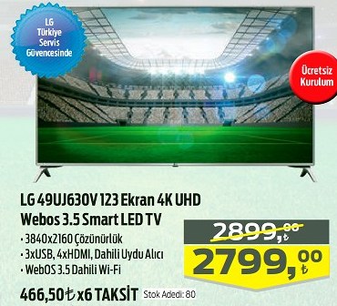 LG 123 Ekran UHD LED TV