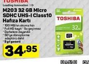 Toshiba 32 GB Micro SD Hafıza Kartı