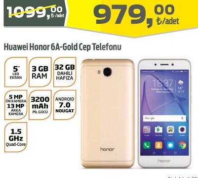 Huawei Honor 6A Gold