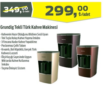 Grundig Türk Kahve Makinesi