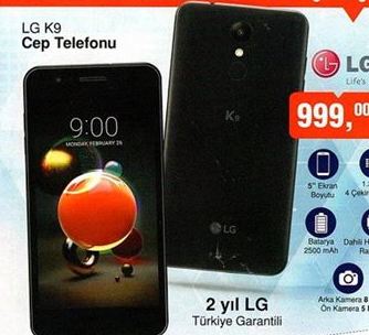 LG K9 Cep Telefonu