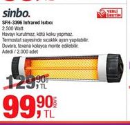 Sinbo Infrared Isıtıcı