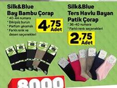 Silk And Blue Çorap