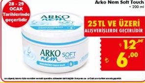 Arko Nem Soft Touch Krem