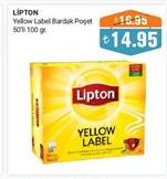 Lipton Yellow Label Bardak Poşet