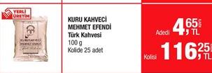 Kuru Kahveci Mehmet Efendi Türk Kahvesi