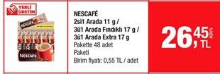Nescafe 3ü 1 Arada