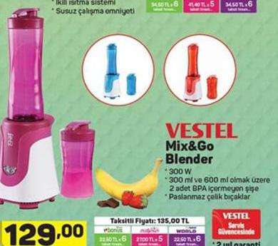 Vestel Mix Go Blender