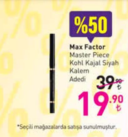 Max Factor Master Piece Kohl Kajal Siyah Kalem