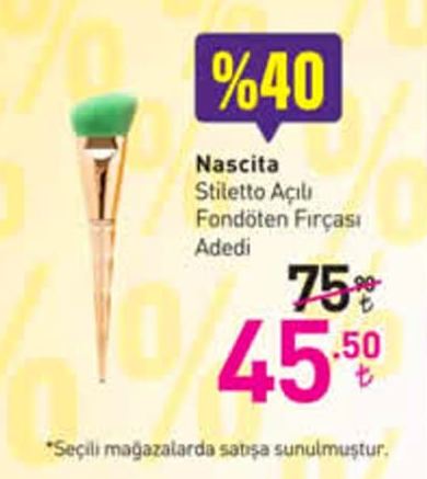 Nascita Stiletto Açılı Fondöten Fırçası