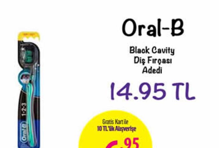Oral B Black Cavity Diş Fırçası