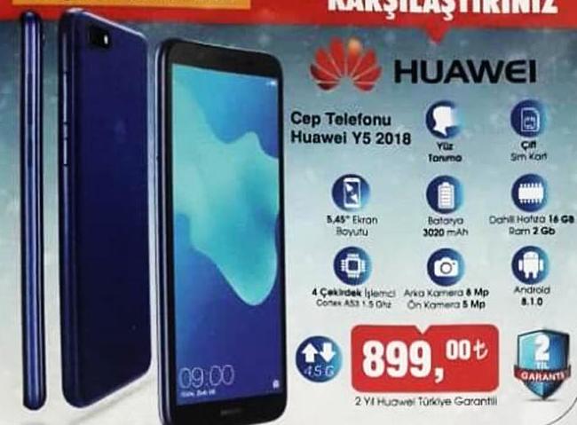 Huawei Y5 2018 Cep Telefonu