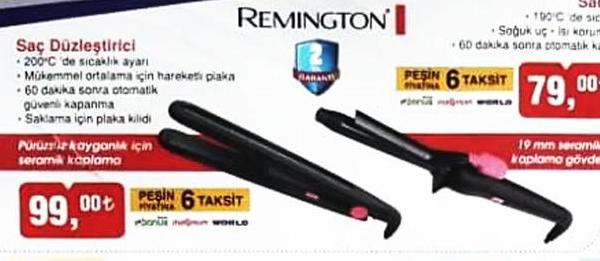 Remington Saç Düzleştirici