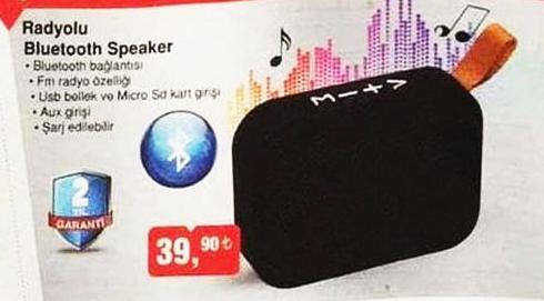 Radyolu Bluetooth Speaker