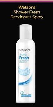 Watsons Shower Fresh Deodorant Sprey