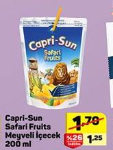 Capri Sun Safari Fruits Meyveli İçecek