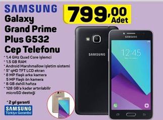 Samsung Galaxy Grand Prime Plus G532 Cep Telefonu
