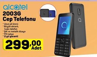 Alcatel 2003G Cep Telefonu