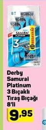 Derby Samurai Platinum 3 Bıçaklı Tıraş Bıçağı