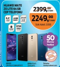 Huawei Mate 20 Lite 64 GB Cep Telefonu