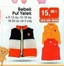 Bebek Puf Yelek