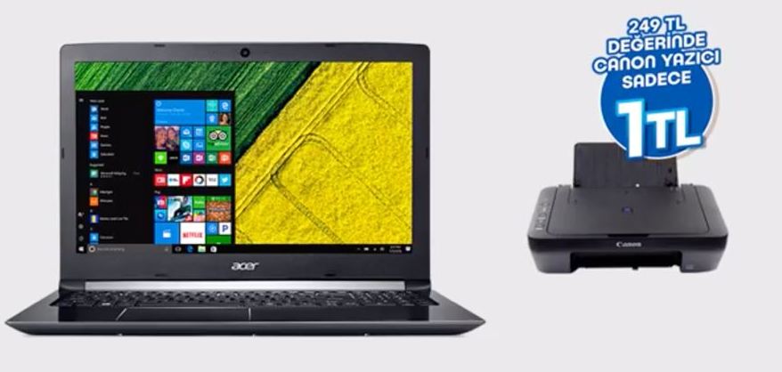 Acer Notebook Bilgisayar