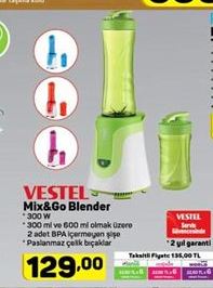 Vestel Mix And Go Blender