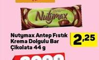 Nutymax Antep Fıstık Krema Dolgulu Bar Çikolata
