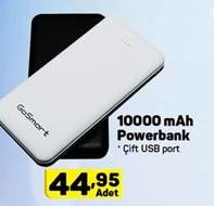 GoSmart 10000 mAh Powerbank